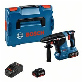 Bosch - Akku-Bohrhammer mit SDS plus GBH 18V-24 C, 2 Akku, Schnellladeg. und L-BOXX (0611923003)