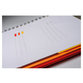 AVERY™ Zweckform - 7013 Papier-Cover Notizbuch notizio, spiralgebunden, kariert, A4, 90 g/m², 80 Blatt, hellgrau