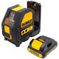 DeWALT - Linienlaser DCE088D1R-QW, rot, 10,8V / 2Ah