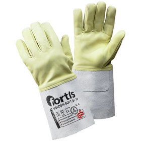 FORTIS AS - Schweißerhandschuh Welder Soft, Kat. II, beige, Größe 10