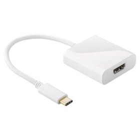 WENTRONIC - Anschlußkabel 0,2m USB-C HDMI-A Stecker Buchse