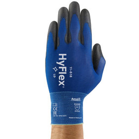 Ansell® - Mechanischer Schutzhandschuh HyFlex® 11-618, dunkelblau/schwar, Größe 9,0