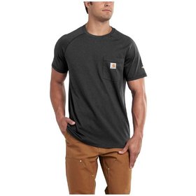 carhartt® - Herren T-Shirt FORCE COTTON T-SHIRT S/S, carbon heather, Größe S