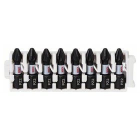 Bosch - Schrauberbit-Set Impact Control, 8-teilig, 8 x PZ2, 25mm (2608522325)