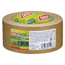 tesa® - Packband Standard ecoLogo, 50m x 50mm, 125µm, braun, 58291-00000-00