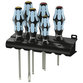 Wera® - Schraubendrehersatz 3334/6, Edelstahl, 6-teilig Schlitz/Philips®+ Rack