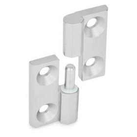 Ganter Norm® - 337-NI-40-40-A-2-GS Edelstahl-Scharniere, aushängbar