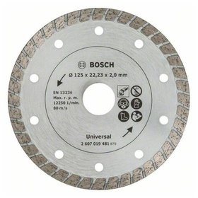 Bosch - Diamanttrennscheibe Turbo, Durchmesser: 125mm (2607019481)