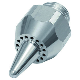 RIEGLER® - Lärmarme Runddüse, 1/2 - 27 UNS, Aluminium, Düsen-Außen-ø 13mm