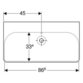 Keramag - Smyle Waschtisch, 900x480mm