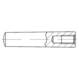 Kegelstift mit Innengewinde DIN 7978 Form A Stahl 9S20K blank ø20 x 50mm