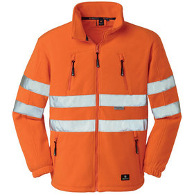 4Protect® - Warnschutz-Fleecejacke SEATTLE 3460, warnorange, Größe XXL