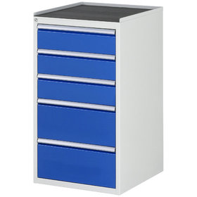 RAU. - Schrank L7.4 für 7000, 580 x 650 x 1035mm, 5 Schubladen, Gummimatte