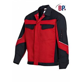 BP® - Arbeitsjacke 1607 559 rot/schwarz, Größe 52/54n