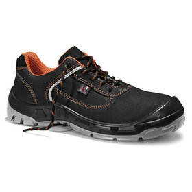 JORI® Professional - Sicherheitshalbschuh jo_Colour orange Low 12941, S3, schwarz, Größe 37