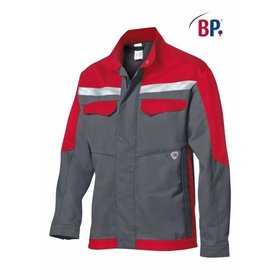 BP® - Arbeitsjacke 2435 820 5381, dunkel-grau/rot, Größe 56-58N