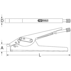 KSTOOLS® - Kabelbinder-Pistole, 2,4 - 13mm