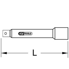 KSTOOLS® - EDELSTAHL 3/4" Verlängerung, 100mm