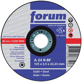 forum® - Trennscheibe für Stahl 115x2,5mm gekröpft