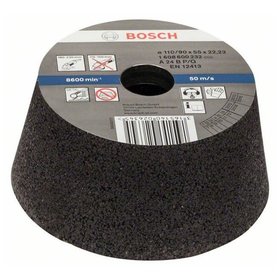 Bosch - Schleiftopf, konisch-Metall/Guss 90mm, 110mm, 55mm, 24 (1608600232)