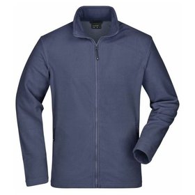 James & Nicholson - Herren Basic Fleecejacke JN766, navy-blau, Größe 3XL