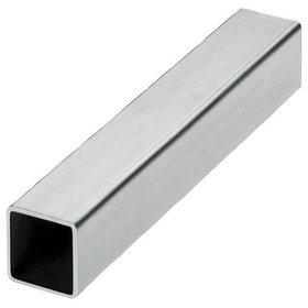 KIPP - VIERKANTROHR D1=20±0,2, L=500, ALUMINIUM EN AW-6060 ELOXIERT