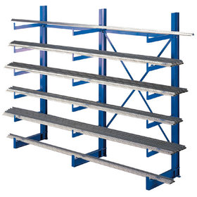 SCHULTE - Kragarmregal K1000 einseitig 2500mm