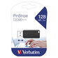 Verbatim® - USB Stick Pin Stripe, 128GB, Standard Speed 67x, schwarz, 49071
