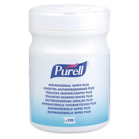 Purell® - Antibakterielle Hygienetücher Plus, Dose = 270 Stück, 9213-06-EEU00, für Hände