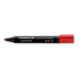 STAEDTLER® - Permanentmarker Lumocolor 350-2 1-5mm Keilspitze rot