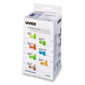 uvex - xact-fit detec Ersatzstöpsel, blau, SNR 26dB, Nachfüllpackung 400 Paar