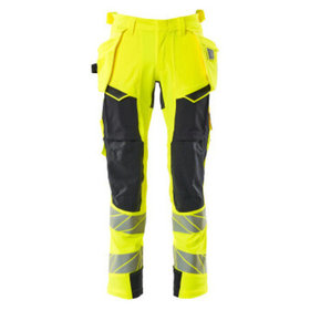 MASCOT® - Hose mit Hängetaschen ACCELERATE SAFE, hi-vis Gelb/Schwarzblau, Größe 76C56