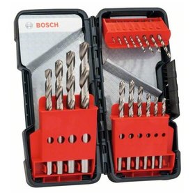 Bosch - Toughbox Metallbohrer-Set 18-teilig HSS-G, DIN 338, 135° 1,0 - 10,0mm (2607019578)