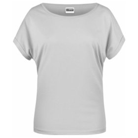 James & Nicholson - Damen Casual T-Shirt 8005, grau, Größe XS