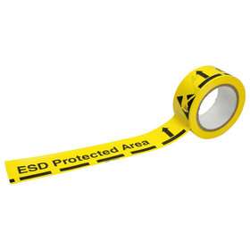 WETEC - Bodenmarkierungsband "ESD Protected Area", ESD, 50mm, 33 m