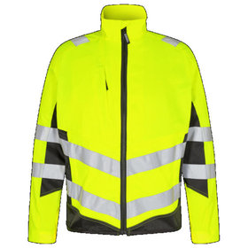 Engel - Safety Light Arbeitsjacke 1545-319, Warngelb/Schwarz, Größe 2XL