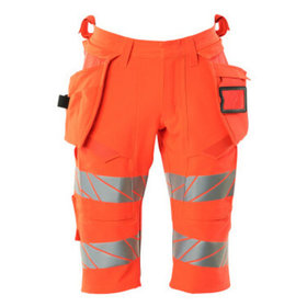 MASCOT® - Shorts, lang mit Hängetaschen ACCELERATE SAFE, hi-vis Rot, Größe C44