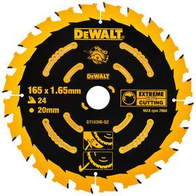 DeWALT - Kreissägeblatt für Handkreissägen ø165 x 20mm 24WZ