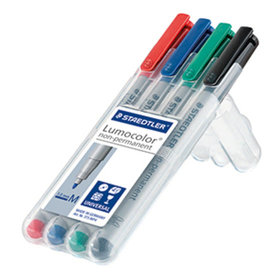 STAEDTLER® - Folienstift Lumocolor 315 WP4 1mm sortiert 4er-Pack