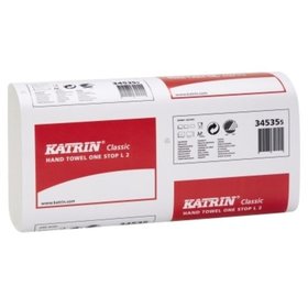 KATRIN® - Papierhandtuch 345355 2lagig weiß 2.310 Blatt/Packung