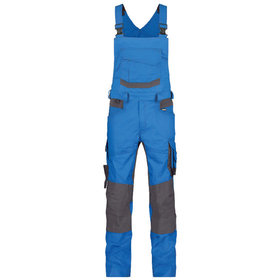 Dassy® - Tronix Arbeitslatzhose mit Stretch und Kniepolstertaschen, azurblau/anthrazit, Schrittlänge Standard, Größe 42