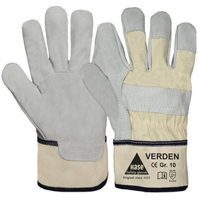 Hase Safety Gloves - Montagehandschuh Verden, Kat. II, natur, Größe 10