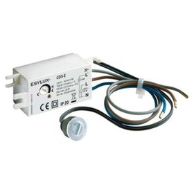 ESYLUX - Dämmerungsschalter EB CDS 1S 1000W Einb 60s/ein ws Lichtsensor_sep IP44