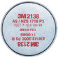3M™ - Partikelfilter 2138 mit Aktivkohle, P3R