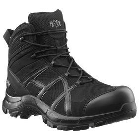 Haix - Sicherheitsstiefel BLACK EAGLE Safety 40 mid/black-black, S3, schwarz, Größe UK 7.0 / EU 41