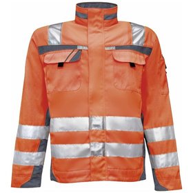 PKA - Blousonjacke Warnschutz warn-orange/grau, Größe XL