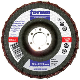 forum® - Fächerschleifscheibe 125mm, Vlies, crs