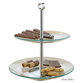 Esmeyer® - Etagere COOKIE, 2-stufig, Durchmesser: unten 250mm, oben 210mm, Höhe: 270mm, aus