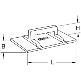 KSTOOLS® - Holz-Reibebrett, rechteckig, 180x270mm