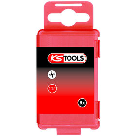 KSTOOLS® - 1/4" Bit Torq-Set®, 75mm, #2, 5er Pack